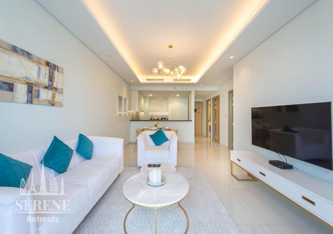 迪拜Serene Retreats Paramount 2 Bed Flat With Burj View公寓 外观 照片