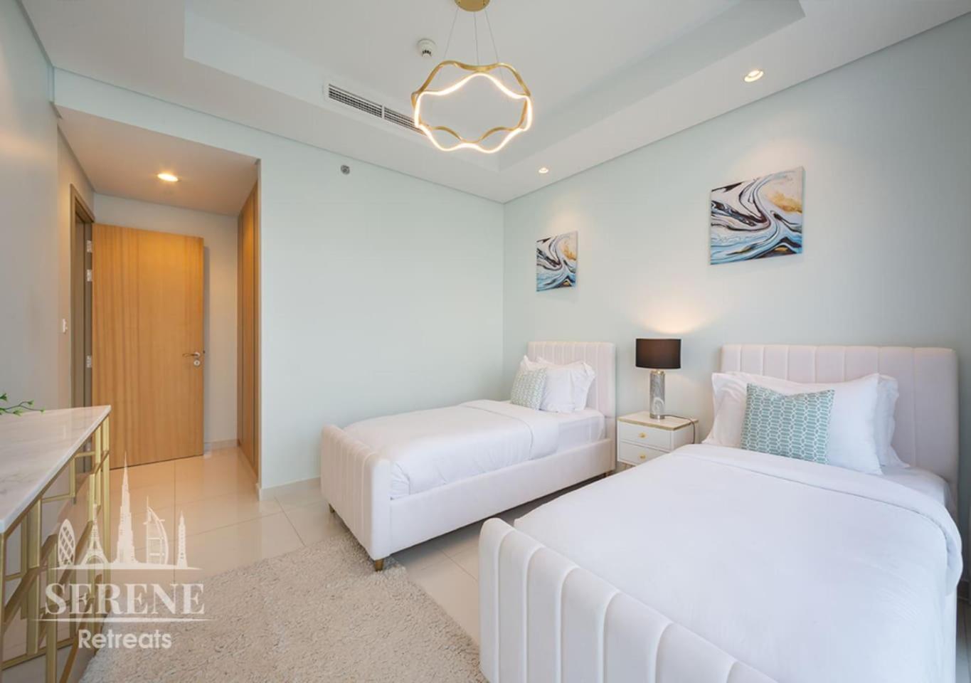 迪拜Serene Retreats Paramount 2 Bed Flat With Burj View公寓 外观 照片