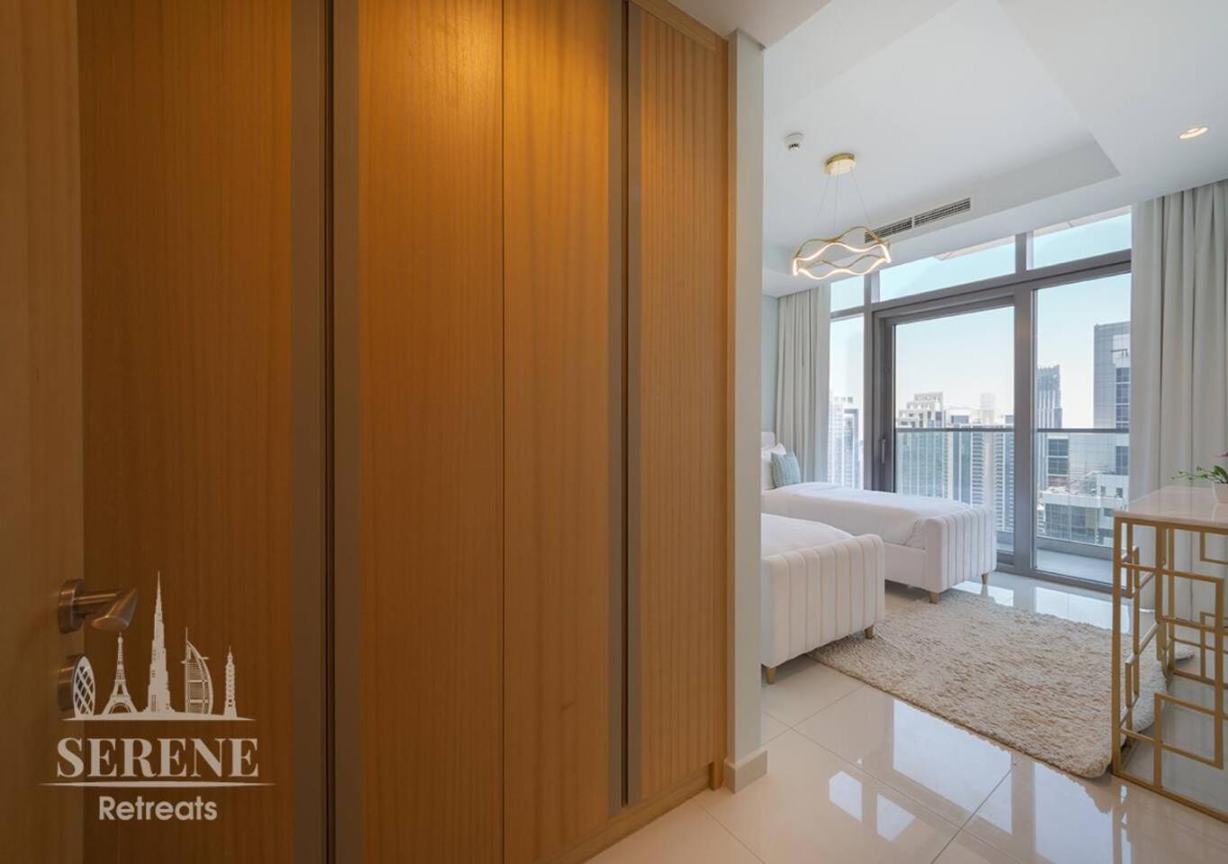 迪拜Serene Retreats Paramount 2 Bed Flat With Burj View公寓 外观 照片