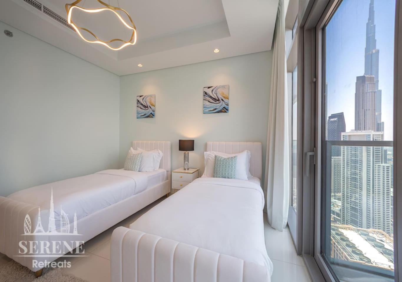 迪拜Serene Retreats Paramount 2 Bed Flat With Burj View公寓 外观 照片