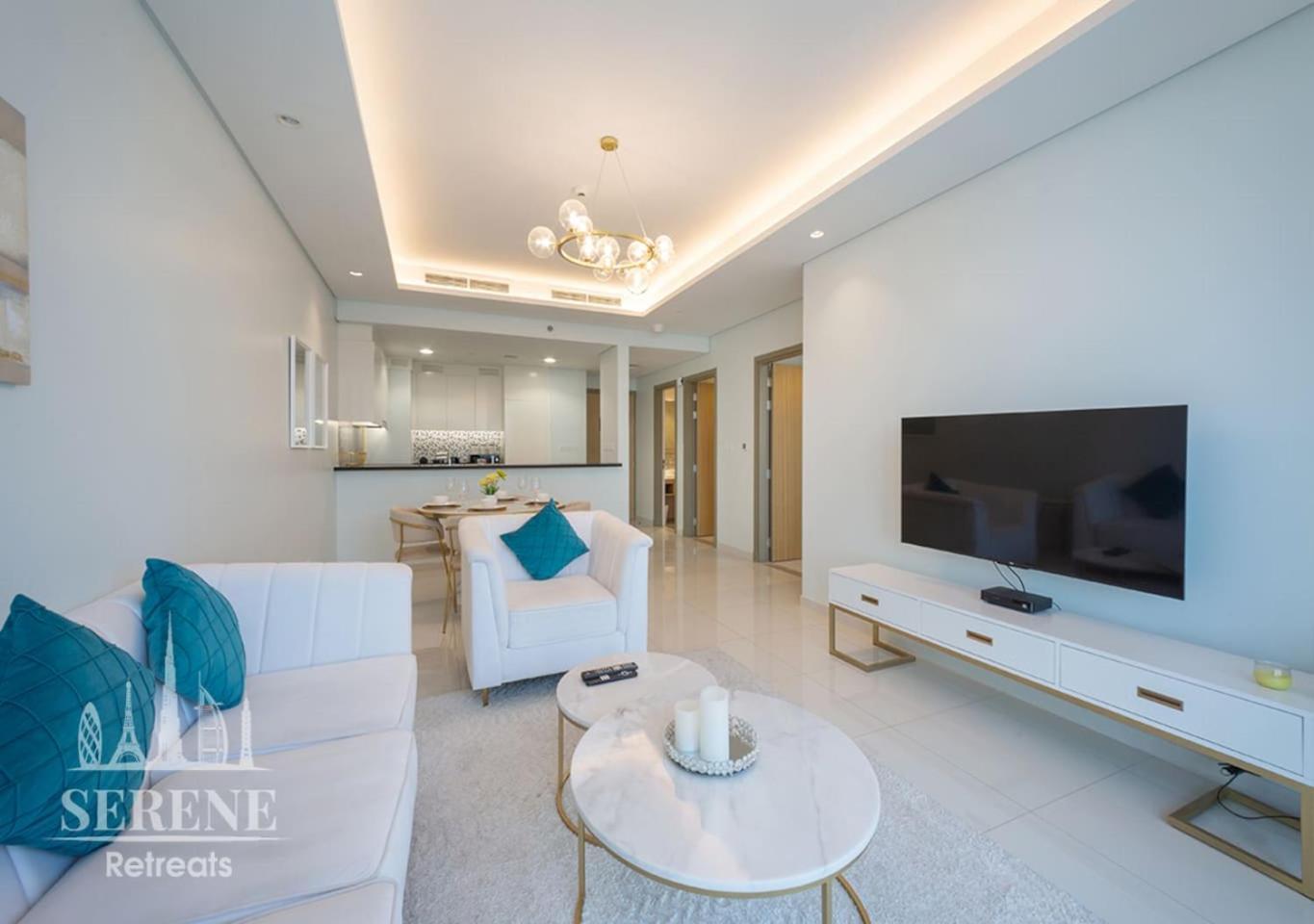 迪拜Serene Retreats Paramount 2 Bed Flat With Burj View公寓 外观 照片